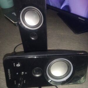 Black Portable Speakers WIFI Ready to use Works great